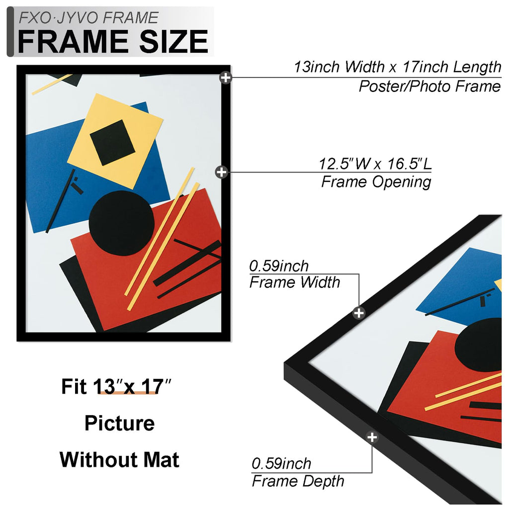 13x17 Collage Picture Frame for Wall Decor, 8-Opening for 4x6 Photo Frames