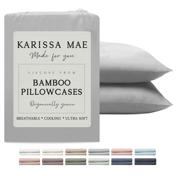 Luxury Bamboo Viscose Queen Size Pillowcase Set