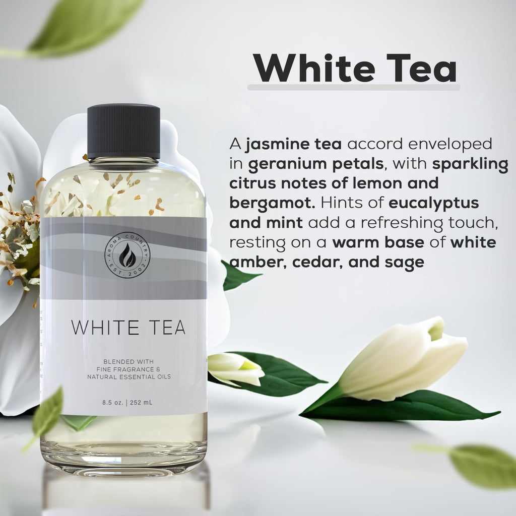 Country White Tea Luxury Hotel Diffuser Oil Refill (4 Fl Oz)