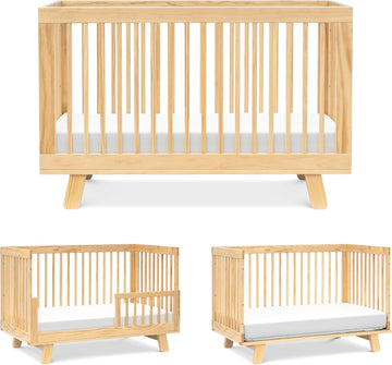 Hudson 3-in-1 Convertible Baby Crib, Natural