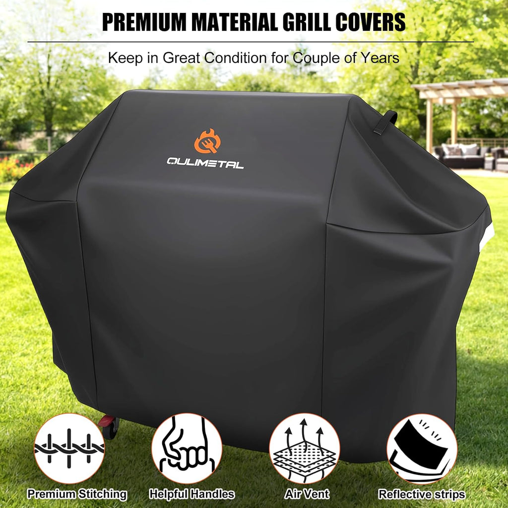 72 inch BBQ Grill Cover | 600D Waterproof Cover for Large Outdoor Gas,Compatible with