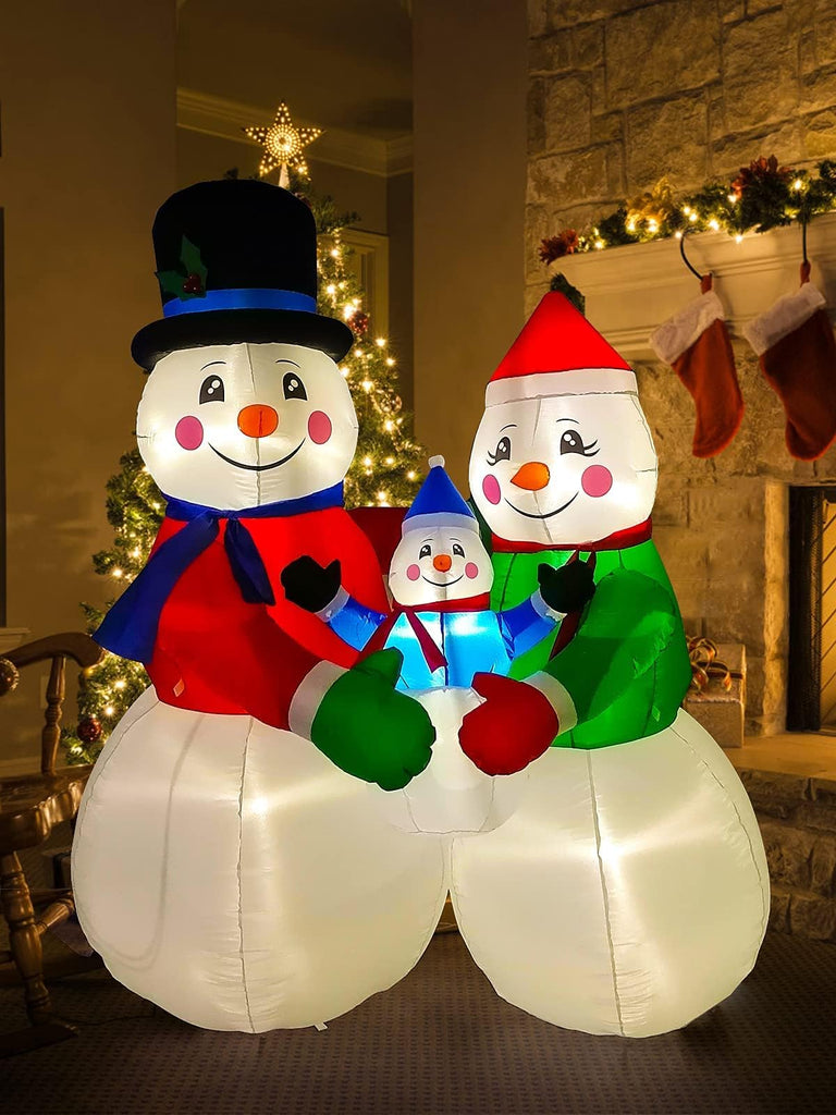6FT Tall Christmas Inflatables Snowman Outdoor Decorations