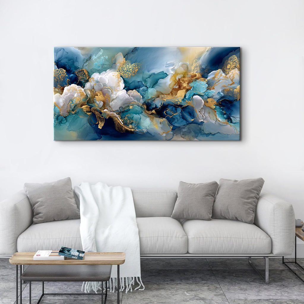 Abstract Texture Wall Art Marble Canvas Prints Fluid Lines Painting Poster Modern Luxury Pictures Contemporary