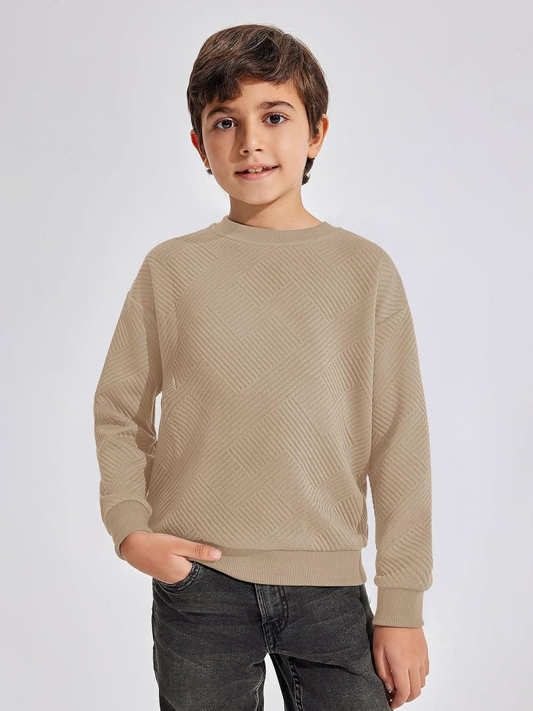 Boys Sweatshirts Kids Crewneck Long Sleeve Shirt Pullover Sweater