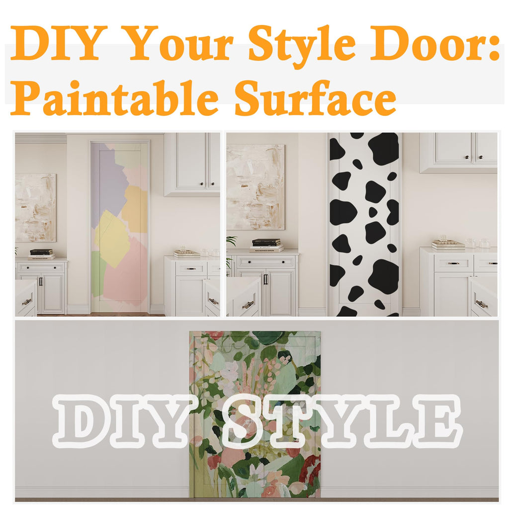 32x80 Interior Door Slab, 6-Lite Clear Glass Doors, Pantry Door, Room Doors
