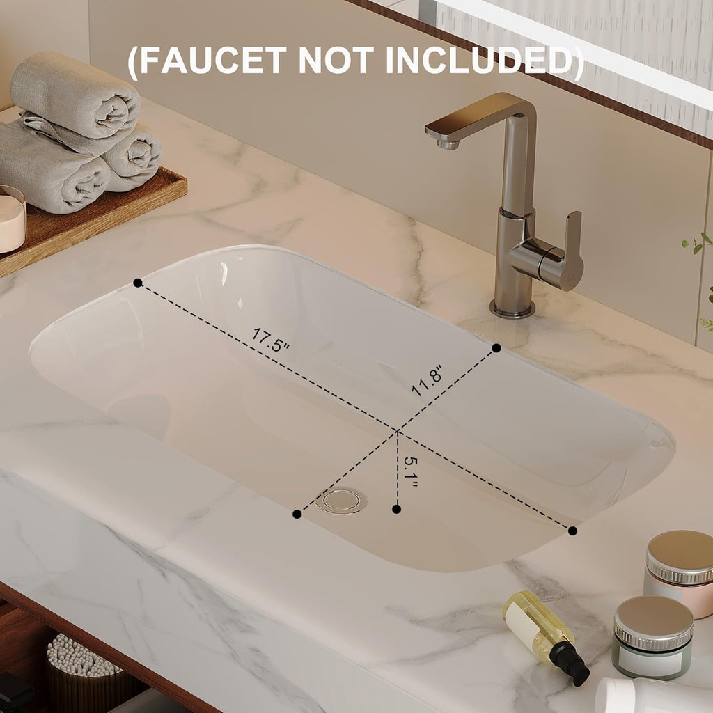40" Floating Bathroom Vanity with Ceramic Sink