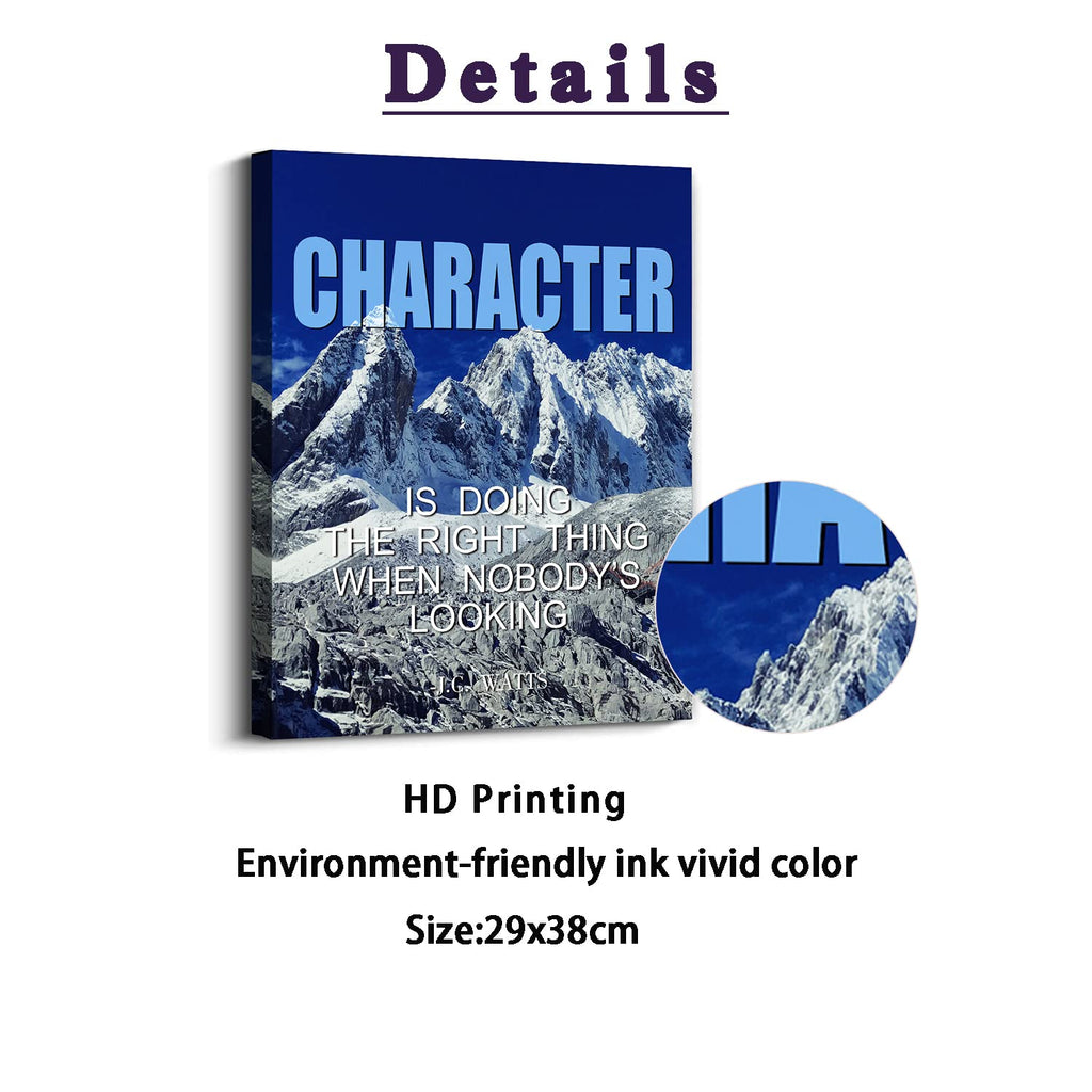 Landscape Canvas Wall Art, Motivational Wall Art Decoration Painting .Suitable forGym, Library, Office, Living Room