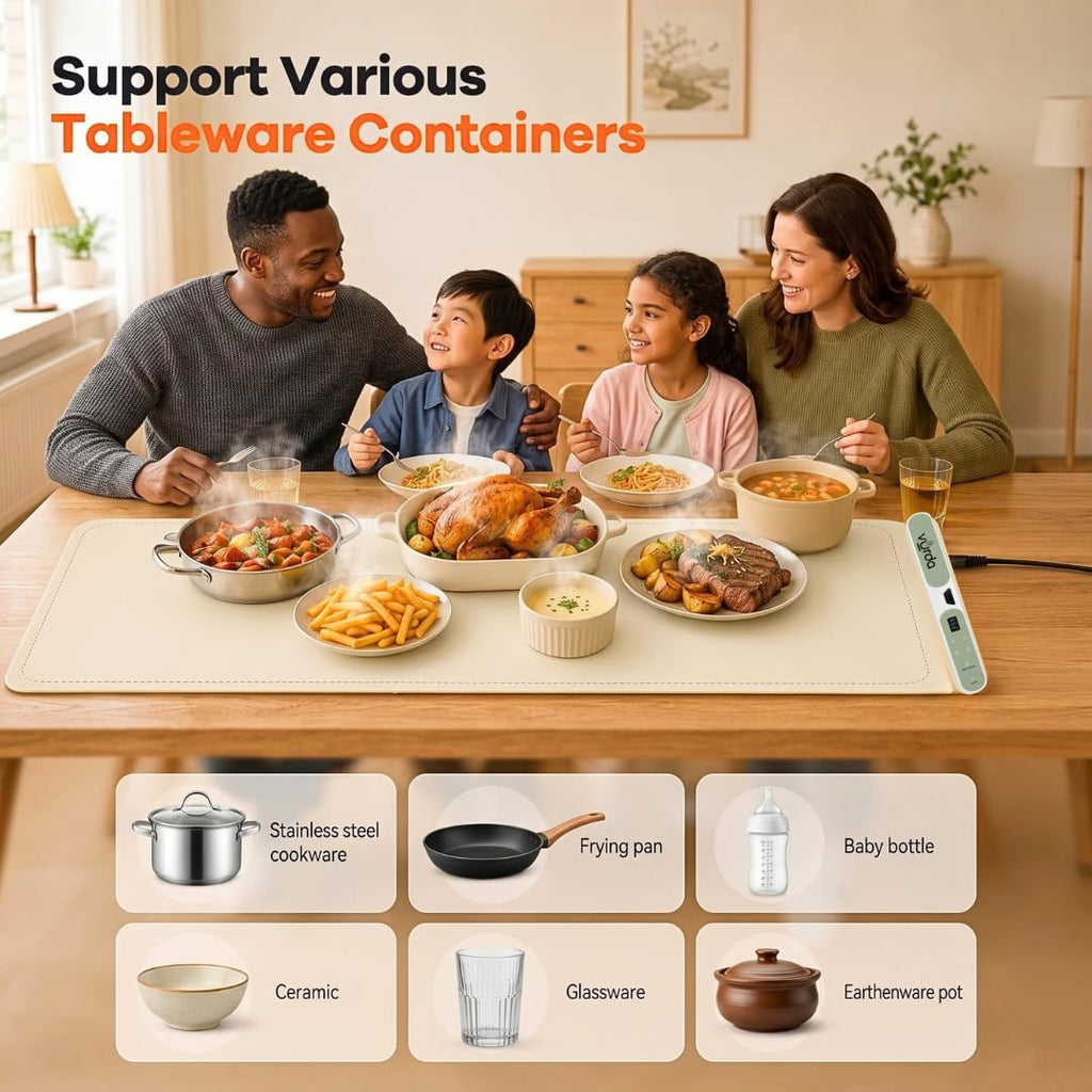 Food Warming Mat | Food Warmer for Parties & Buffets 47" X 15"