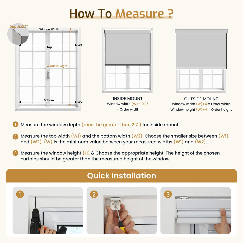 Smart Motorized Blinds Compatible with Alexa |White