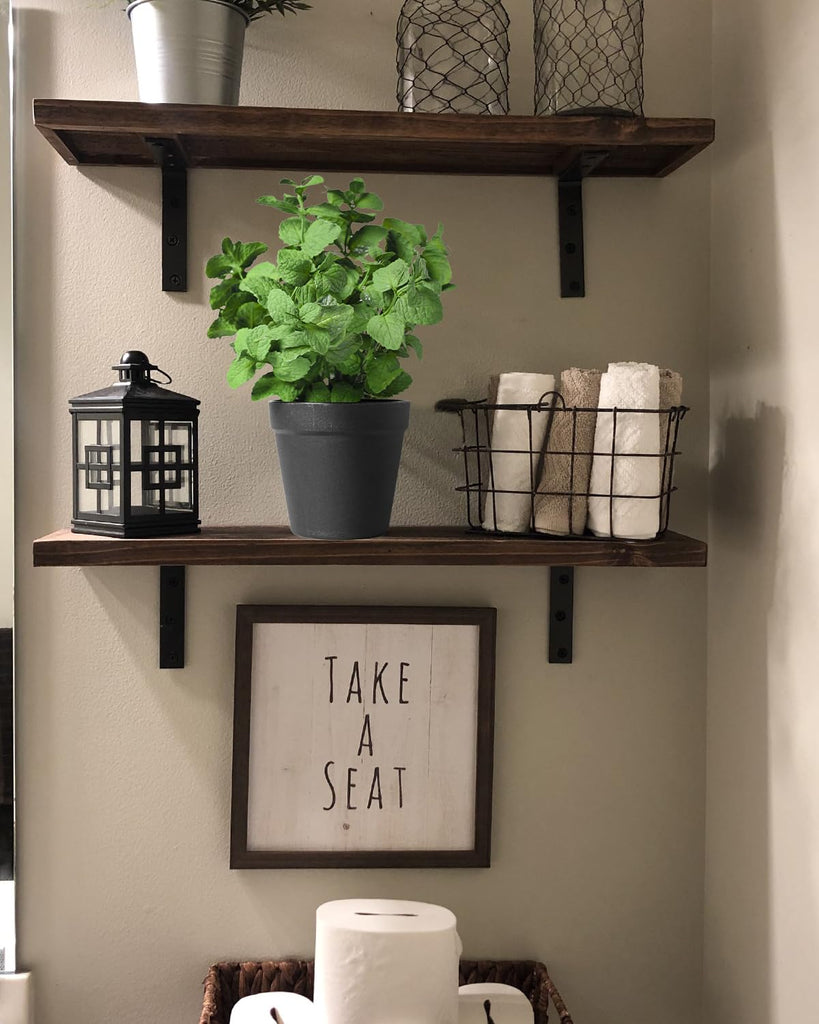 Small Fake Plants Mint Artificial Potted Plants, Green