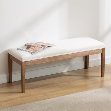 Linen Entryway Bench Farmhouse Dining Benches Upholstered Bedroom Bench Shoe Bench Seat Living Room Bedroom End of