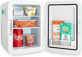 10L Mini Fridge for Bedroom - Car, Office Desk & College Dorm Room - 12V Portable Cooler & Warmer for Food, Drinks
