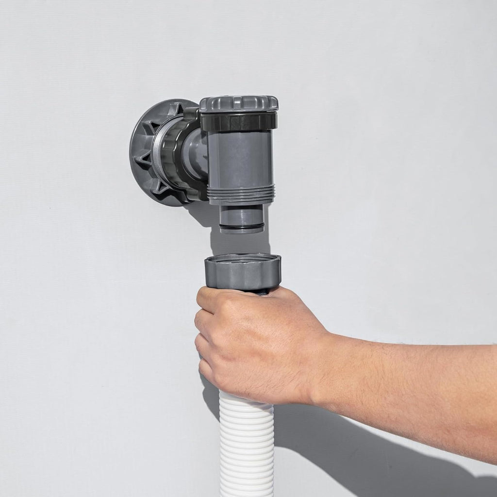 58392E Flowclear 2500 GPH Water Filter Pump for Above-Ground Swimming Pools with Customizable Timer and Set of