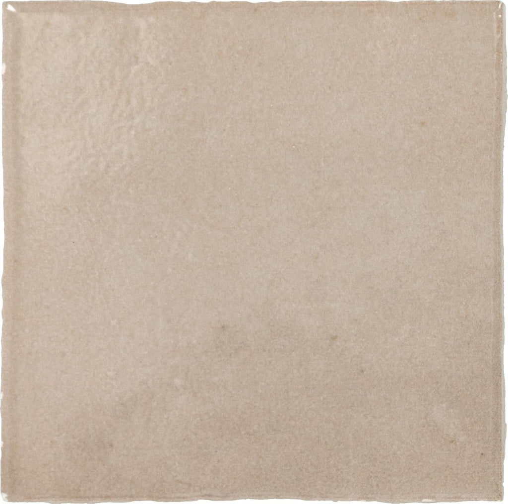 Zellige 4" x 4" Ceramic Wall Tile in Glossy Lana (7.98 SQFT per Carton) (76 PC per Carton)