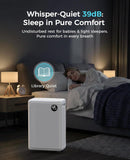 32 Pint Dehumidifier for Basement, 2500 sq.ft Dehumidifiers for Home with Drain Hose, 3 Modes, Auto Defrost, 24H Timer