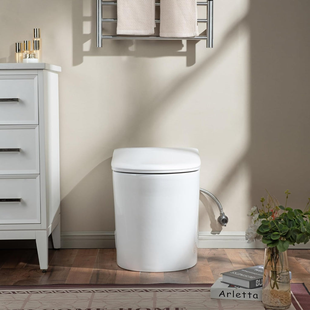 GT100 Smart Toilet,Auto Open/Close Lid, Foot Sensor,Auto Flush, Heated Seat & Fragrance System, ADA Height
