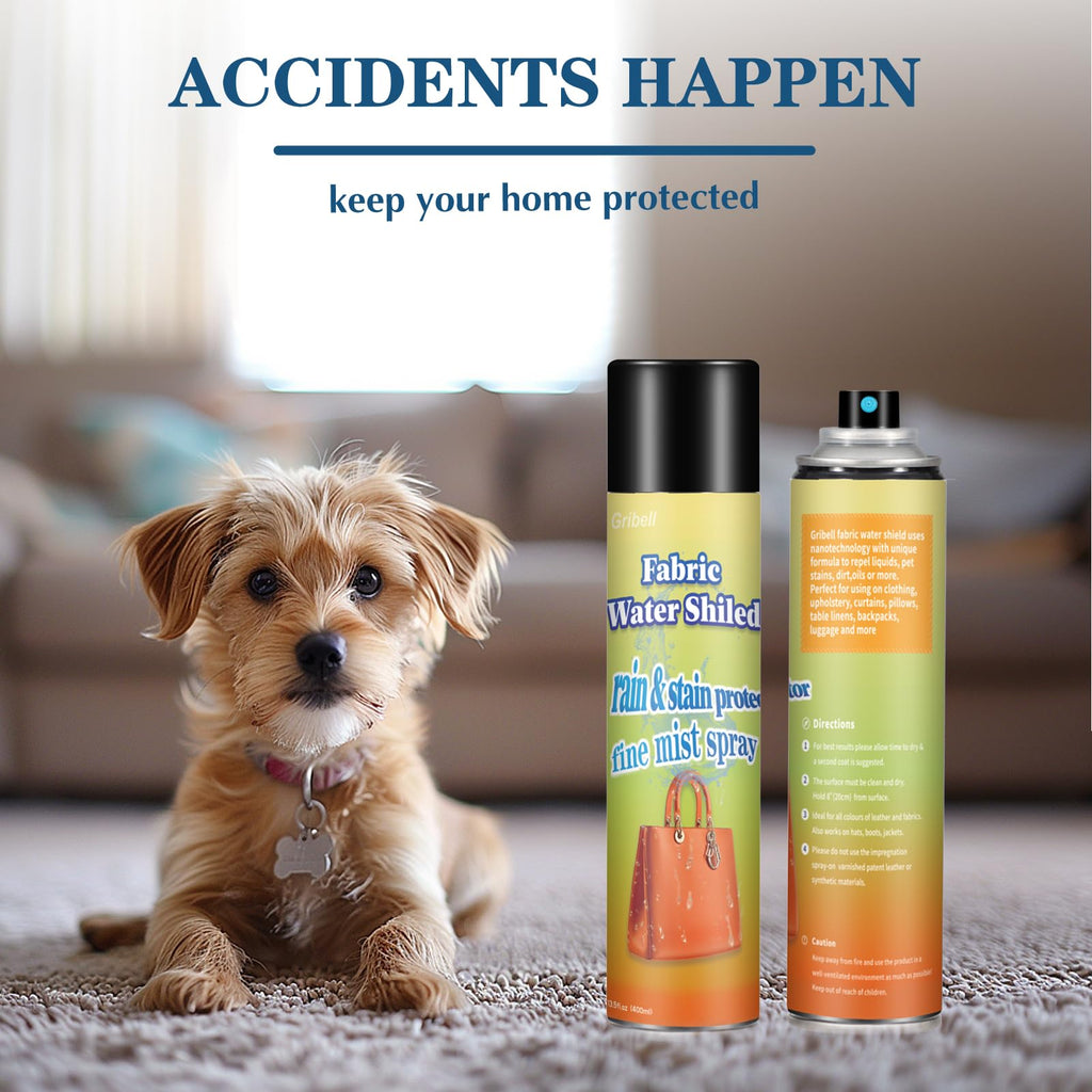 Fabric Waterproof Spray, 13.5 Oz Suede Protector Spray, Waterproofing and Stain Ideal For Cloth, Couches, Pillows