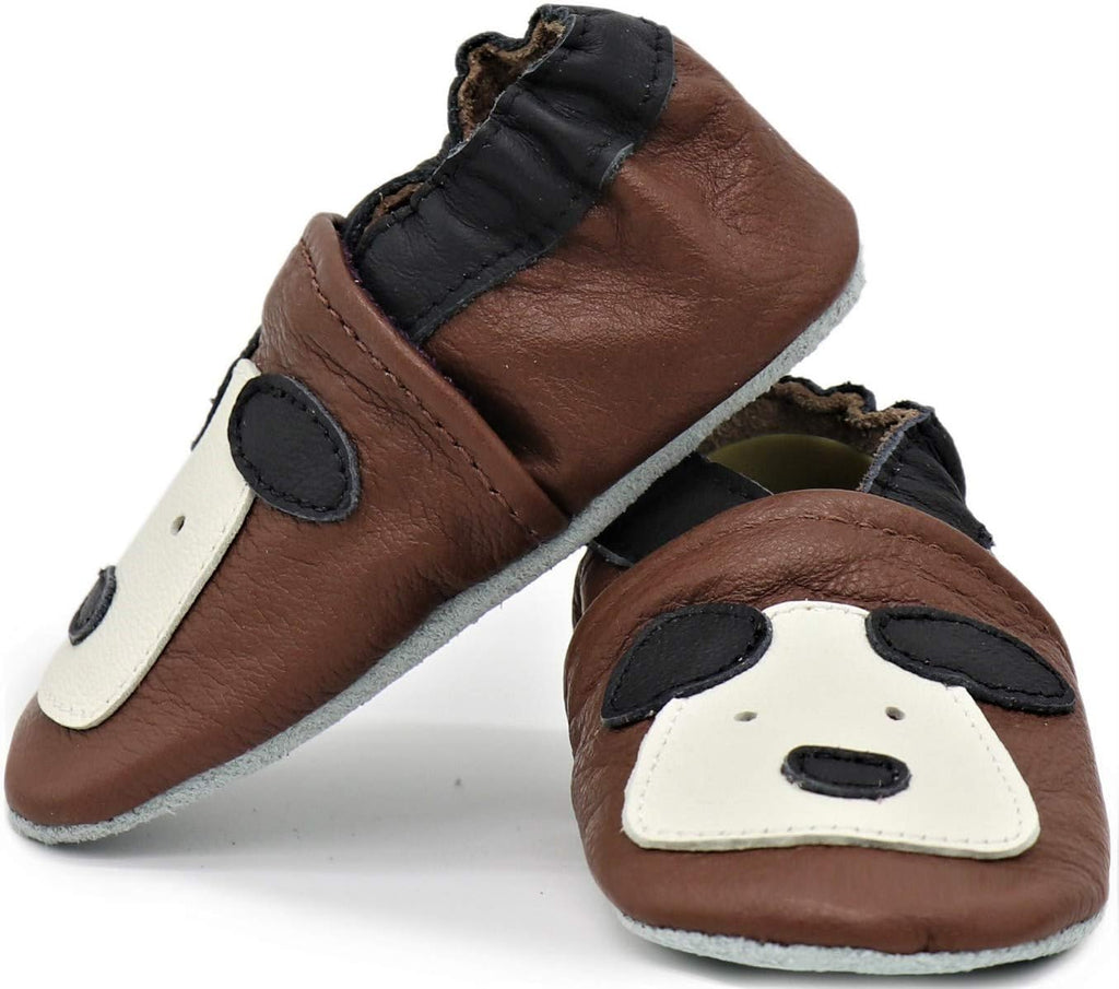 Toddler Kids Unisex Slipper Animal Flower Soft Sole Leather Baby Shoes