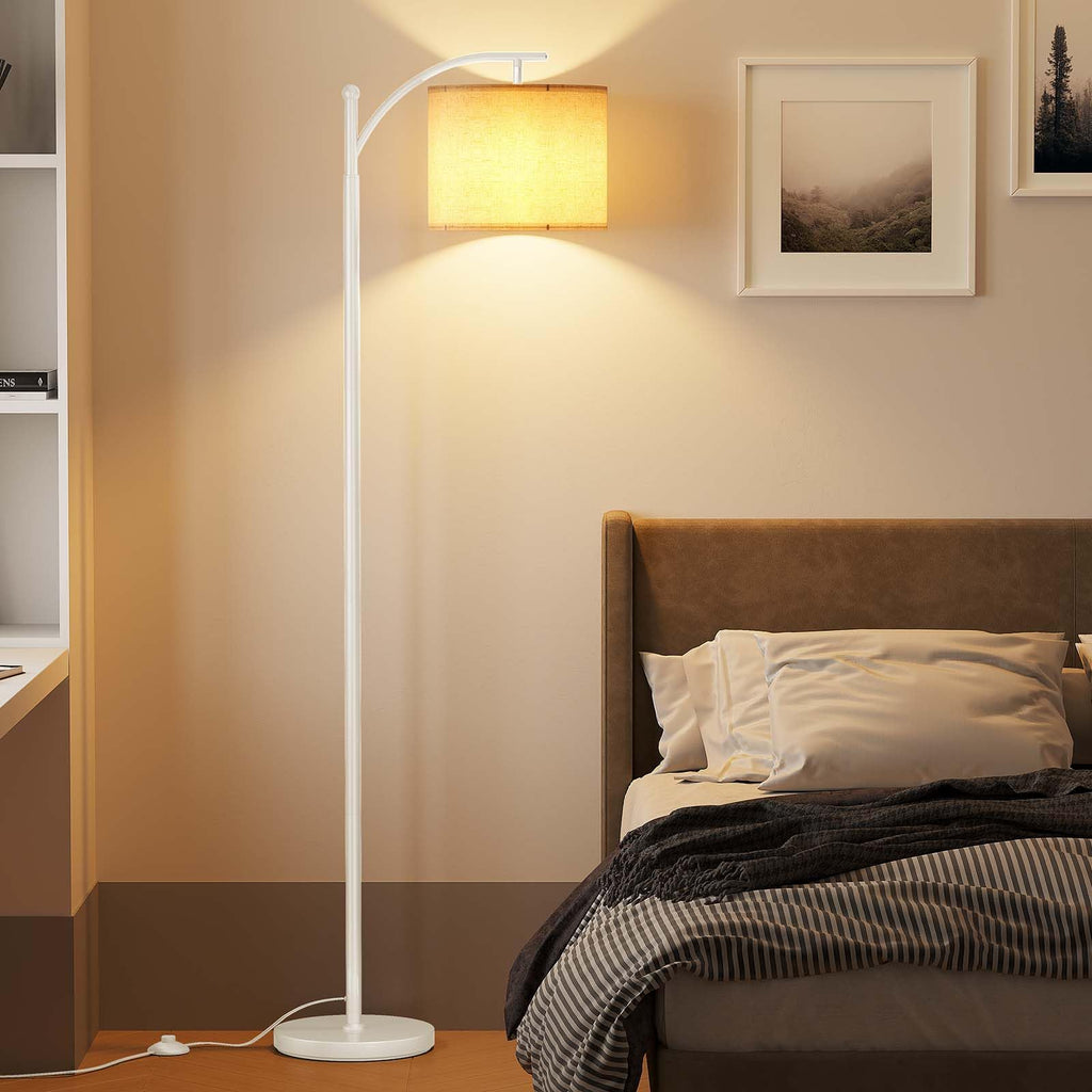 Arc Floor Lamp, Modern Floor Lamp with 9W 3 Color Temperatures Bulb