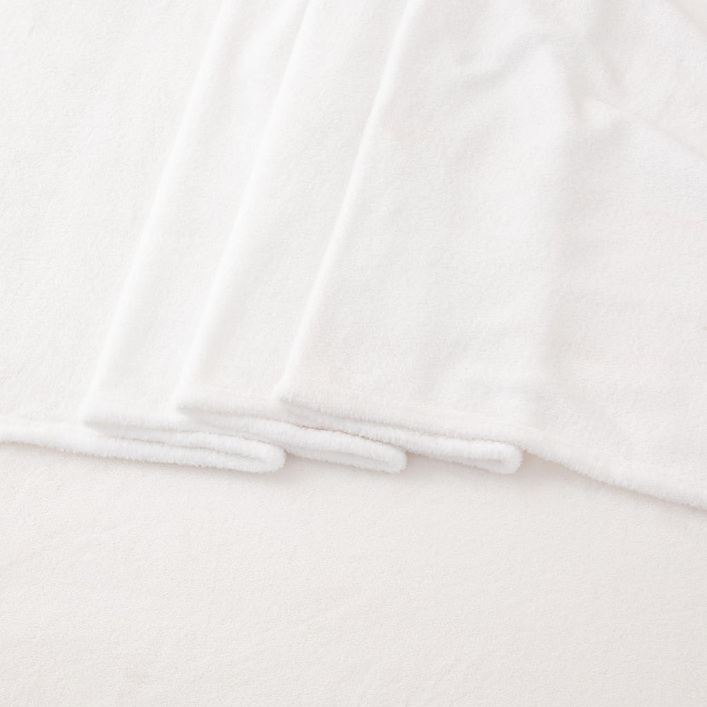 Micro Fleece Extra Soft Cozy Velvet Plush Solid Sheet Set. Deluxe Bed Sheets with Deep Pockets. Velvet Luxe