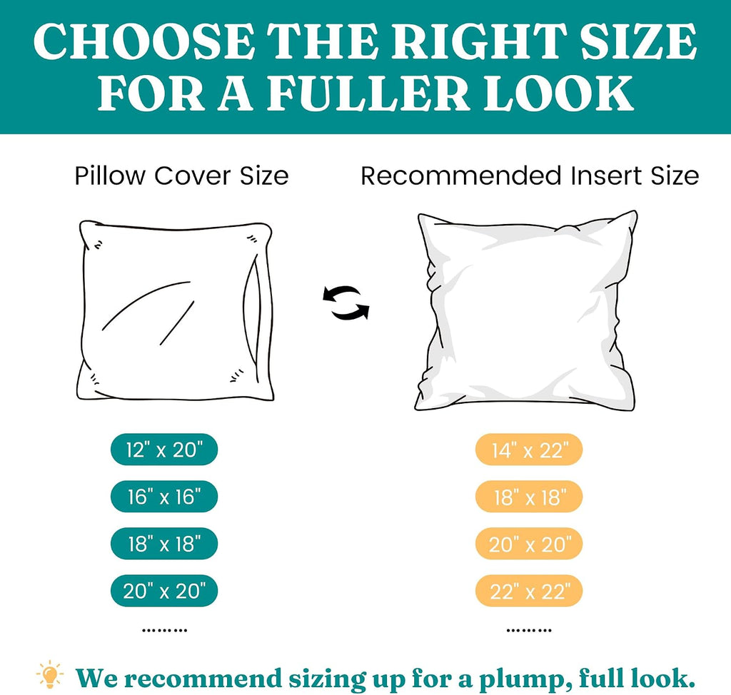 18 x 18 Throw Pillow Inserts - Set of 2