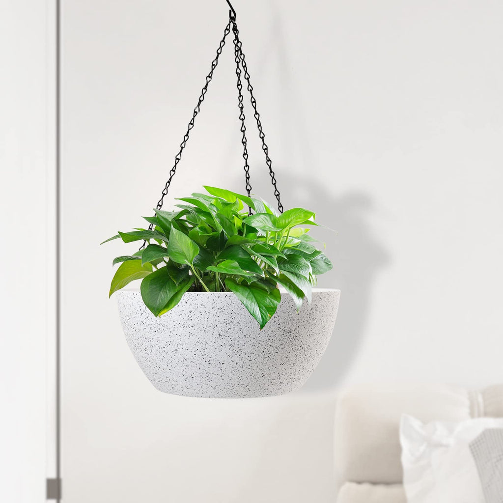 10 inch Hanging Planters for Indoor Plants, 2 Pack Hanging Baskets