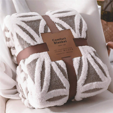 Sherpa Fleece Blanket Gifts for Mom Dad Cozy Soft Throw Blanket for Women Men Birthday Gifts Dual Sided Couch Sofa