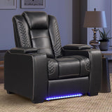 Power Home Theater Seating, Electric Gaming Recliner Chair with Adjustable Headrest