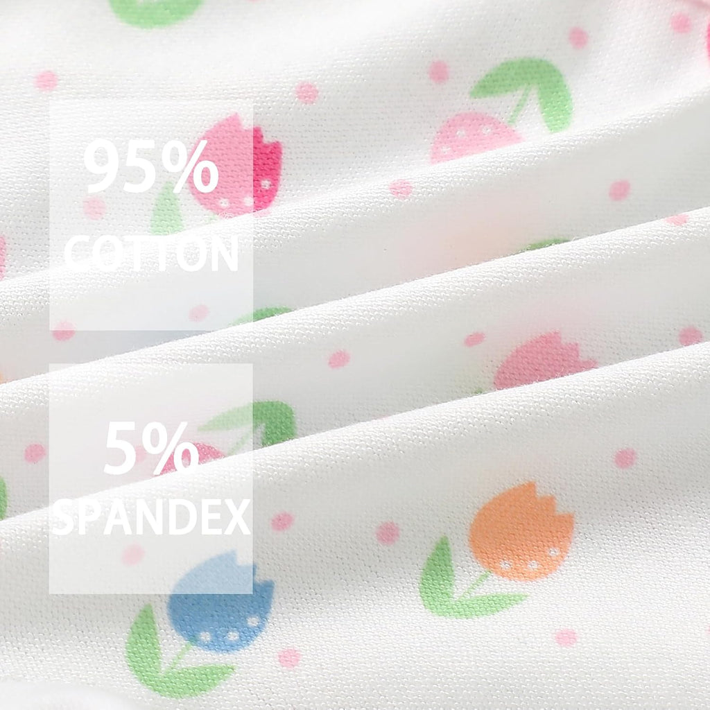 Kids 12 Pack Soft Comfort Cotton Knickers Underwear Little Girls Assorted Boyshort Panties