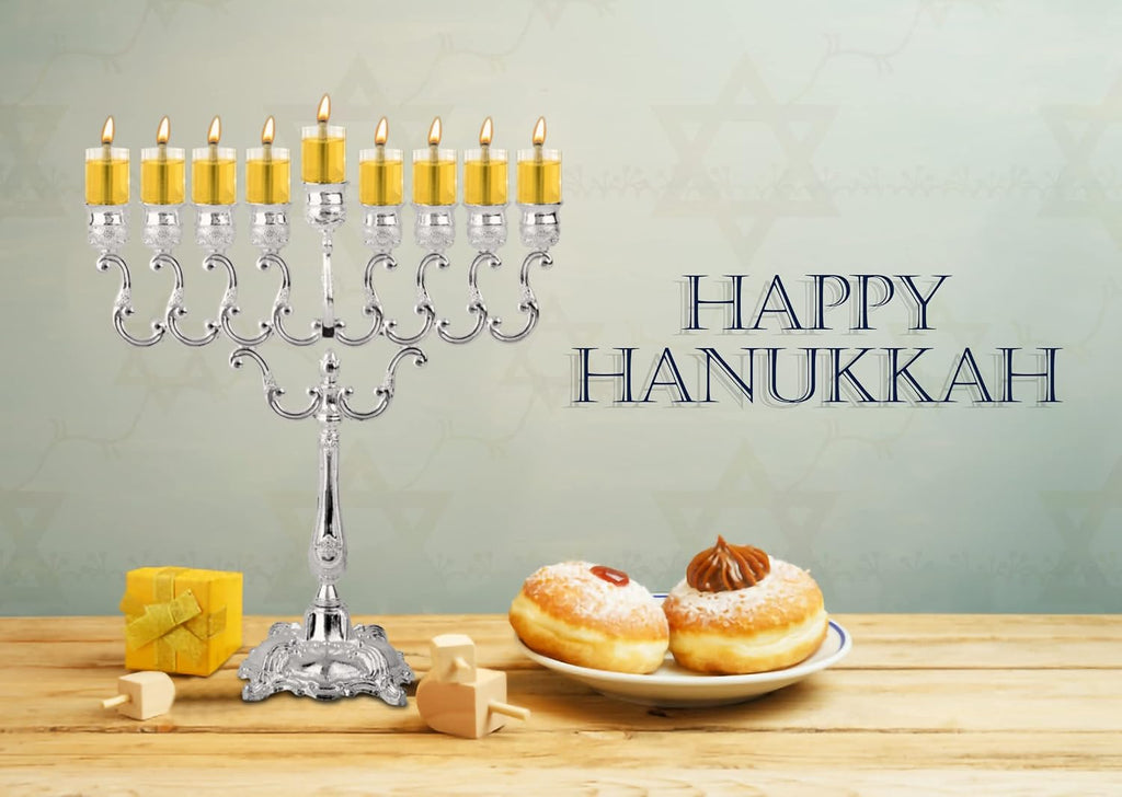 Chanukah Oil Glass Cups - Glass Oil Insert Cups for Menorahs - #14 (9 Pack) - Set of 9