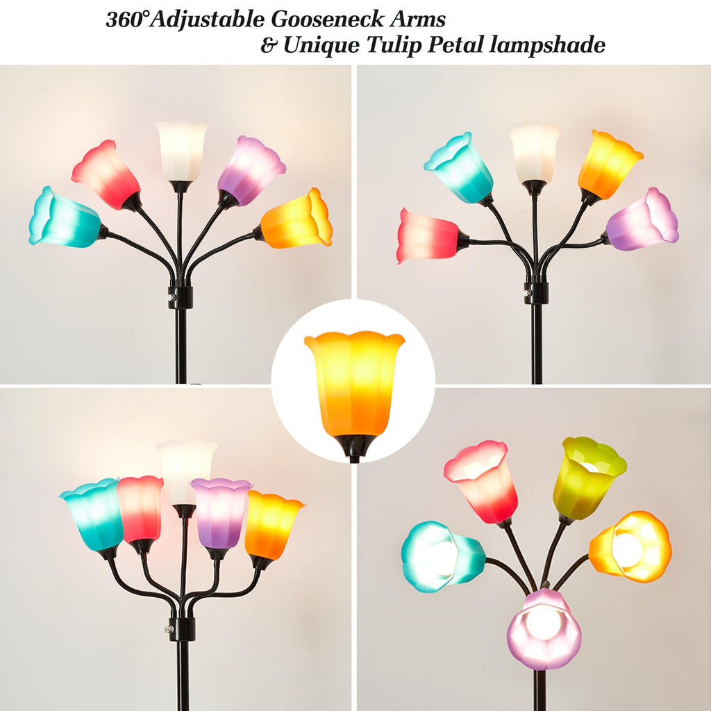 Medusa Floor Lamp, Multi Head Modern Tall Lamp