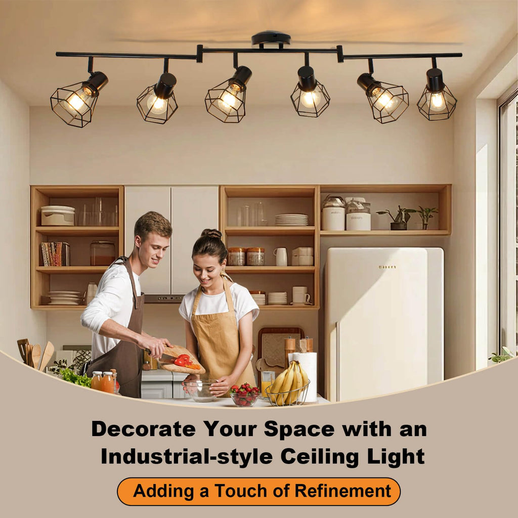 Track Lighting, Directional Rotatable Ceiling Light Fixture