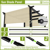 8' × 16' Pergola Shade Cover Universal Replacement Canopy Co - Image 4