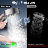 Filtered Shower Head with Handheld, High Pressure 4 Spray Mode Showerhead with Filters