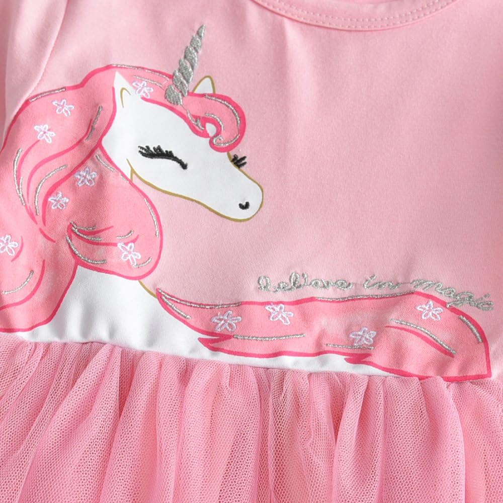Girls Tutu Dresses Toddler Winter Long Sleeve Party Tulle Dresses