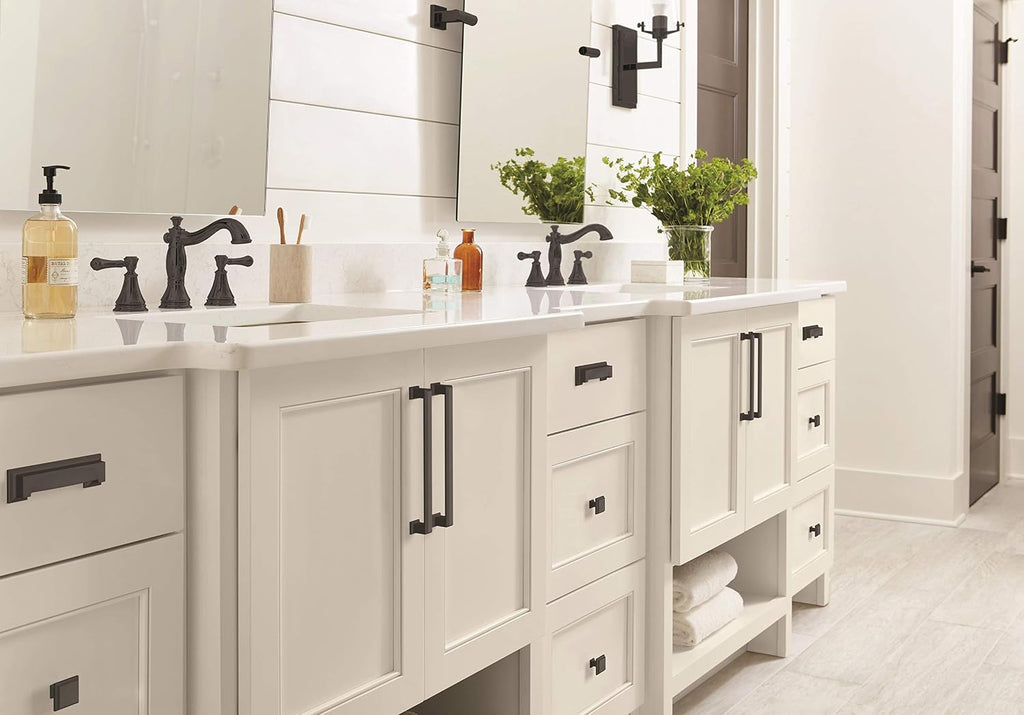 | Cabinet Cup Pull | Matte Black | 3 inch & 3-3/4 inch (76mm & 96 mm) Center to Center | Appoint | 1 Pack | Drawer Pull