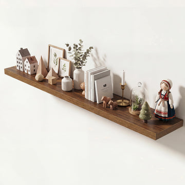 72 Inches Floating Shelves for Wall, 9.3" Deep Long Floating Shelves Set of 1, Large Display & Storage Shelf, Wall Shelf