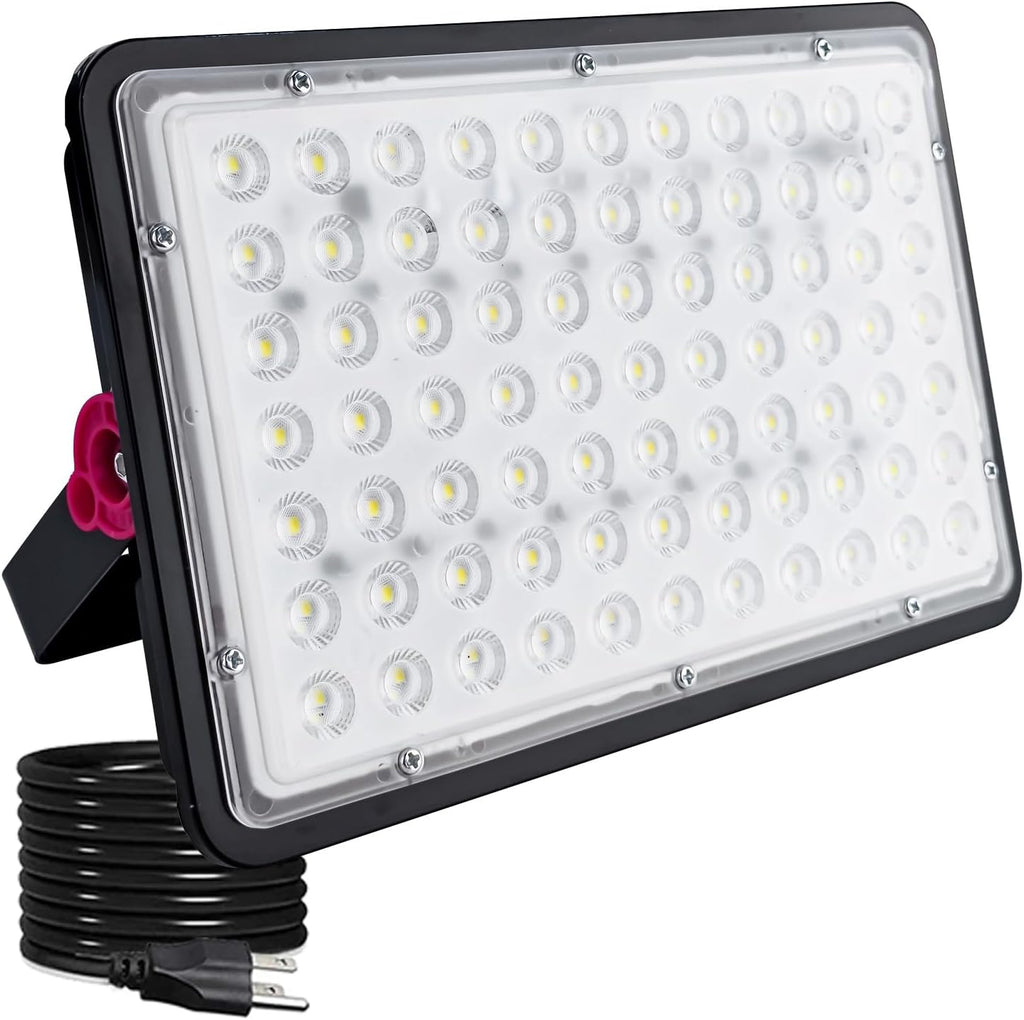 200W Led Outdoor FloodLight, Exterior Flood Lights, Led Stadium Lights, Plug in Flood Light, for Yard, Garden