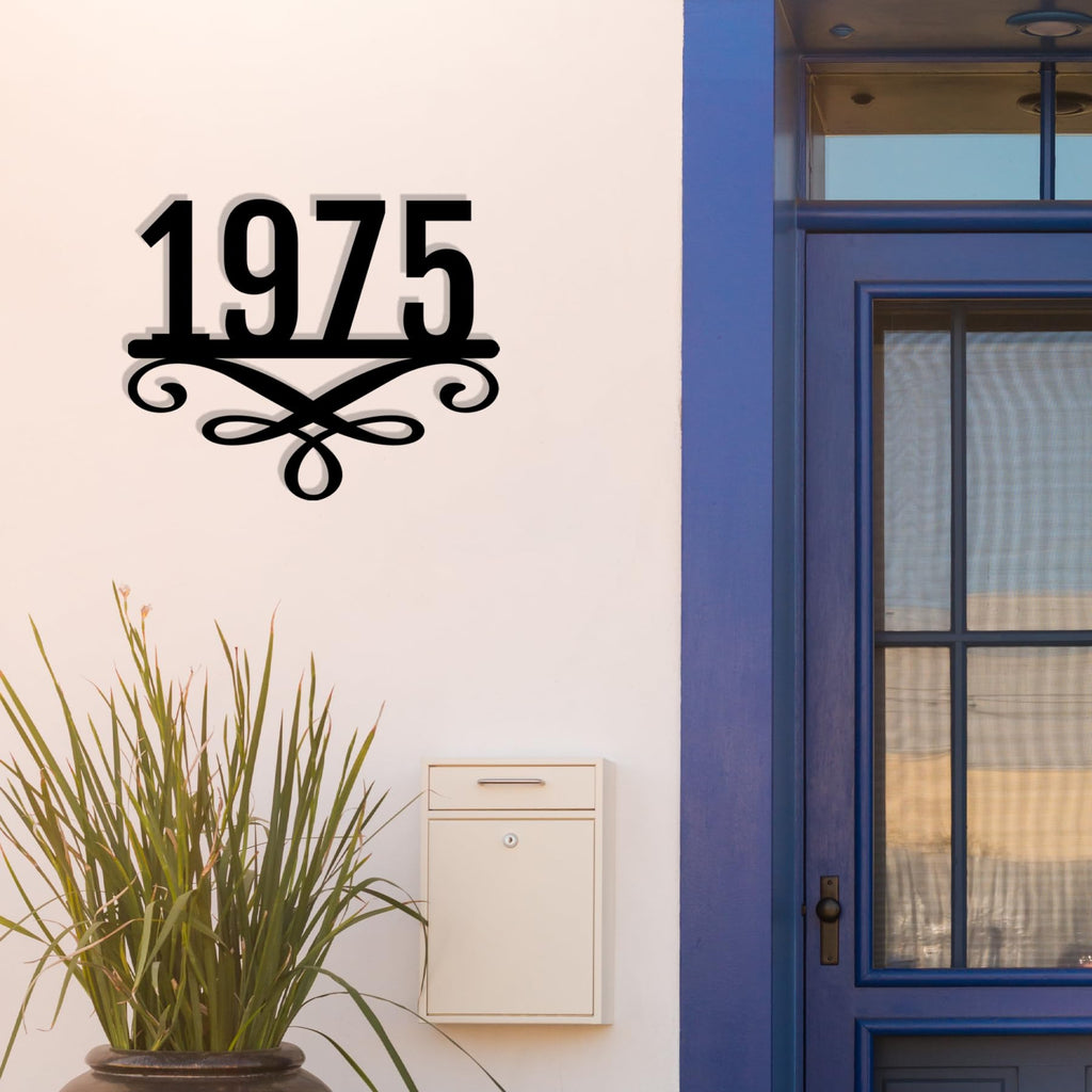 House Number for Outside Metal Address Numbers