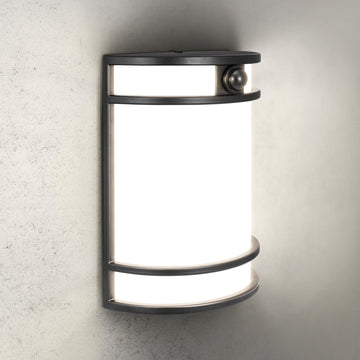 LED Outdoor Wall Sconce, Motion Sensor 3000K 4000K 5000K Black