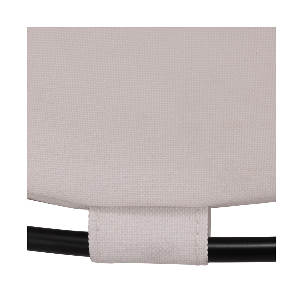Corner Heavy-Duty Canvas Hamper w/Wheels, 24"W x 17.7"D, Natural White