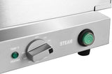 23 in. Commercial Countertop Convection Oven for Half-Size Pans with 4 Racks 2800W of Power and Steam Injection, 240V