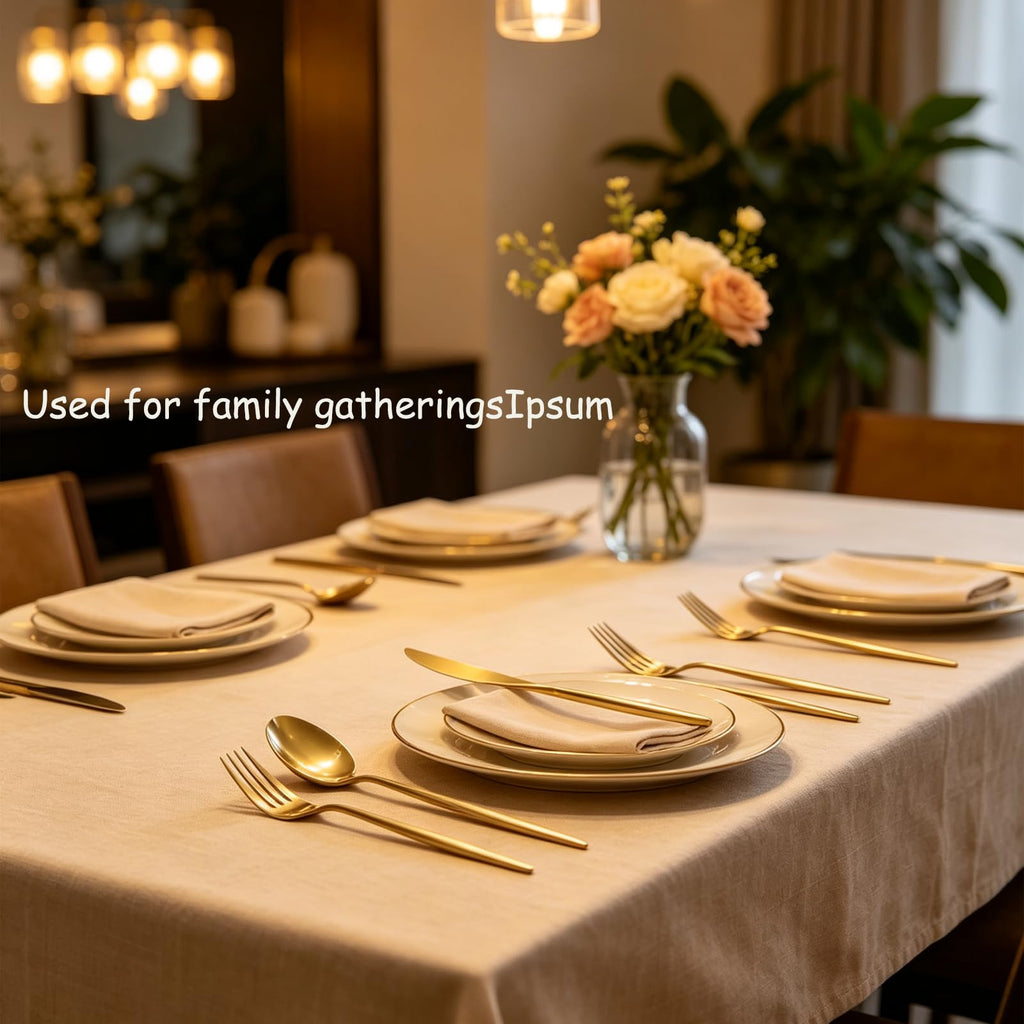 Gold Silverware Set 100-Piece - Premium Stainless Steel Flatware Set for 20, Luxury Gold Cutlery Set with Spoons