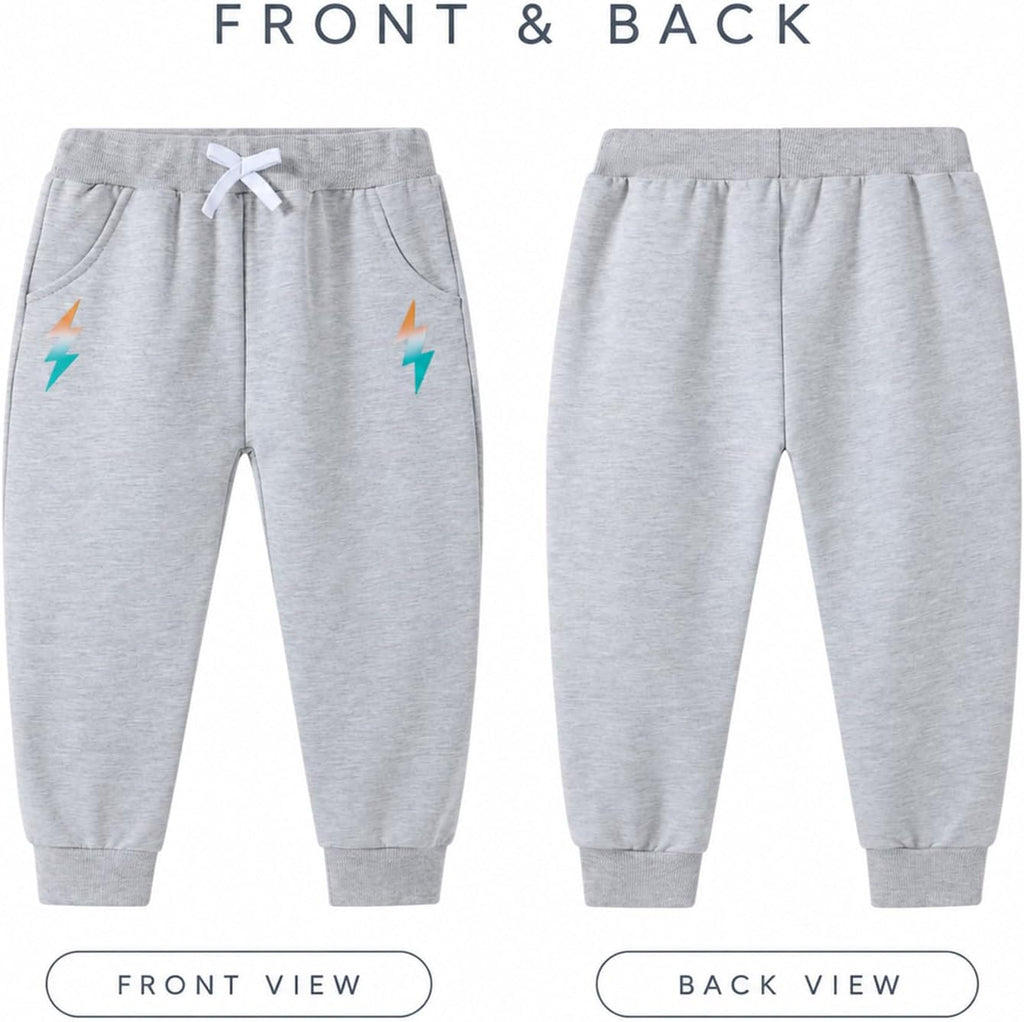 Toddler Boys Fall Winter Sweatshirt and Jogger Pants Set
