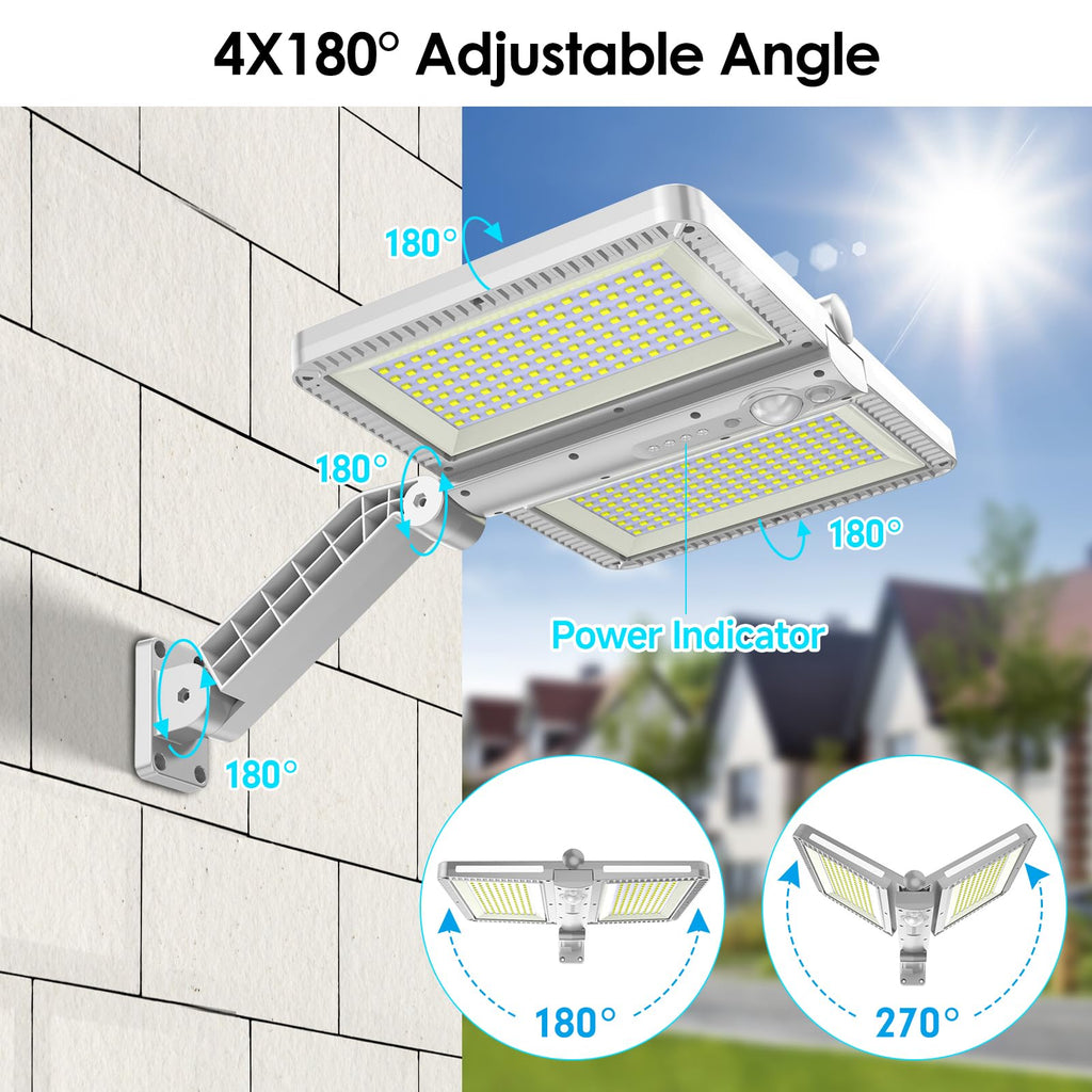 Solar Outdoor Lights, High Brightness Motion Sensor
