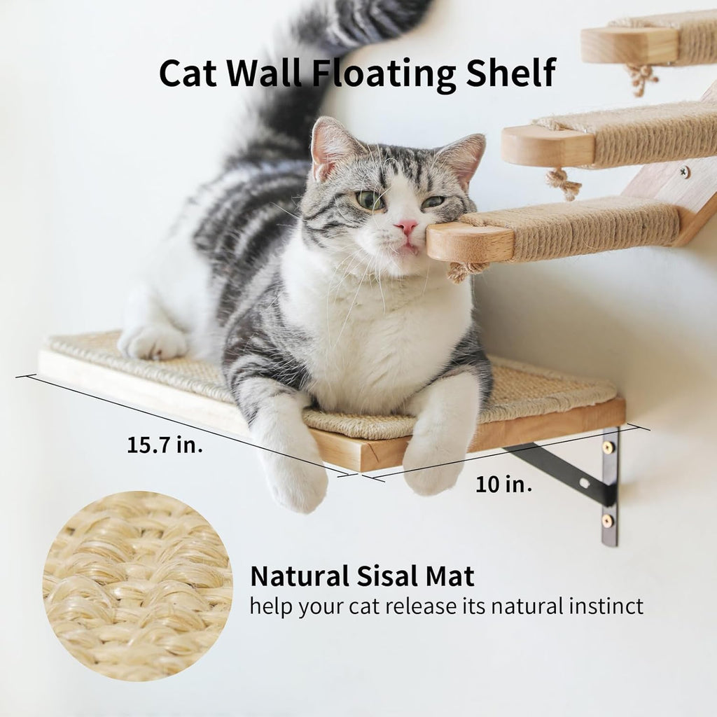 Cat Wall Furniture, 3 Pack Kitten Shelves Set
