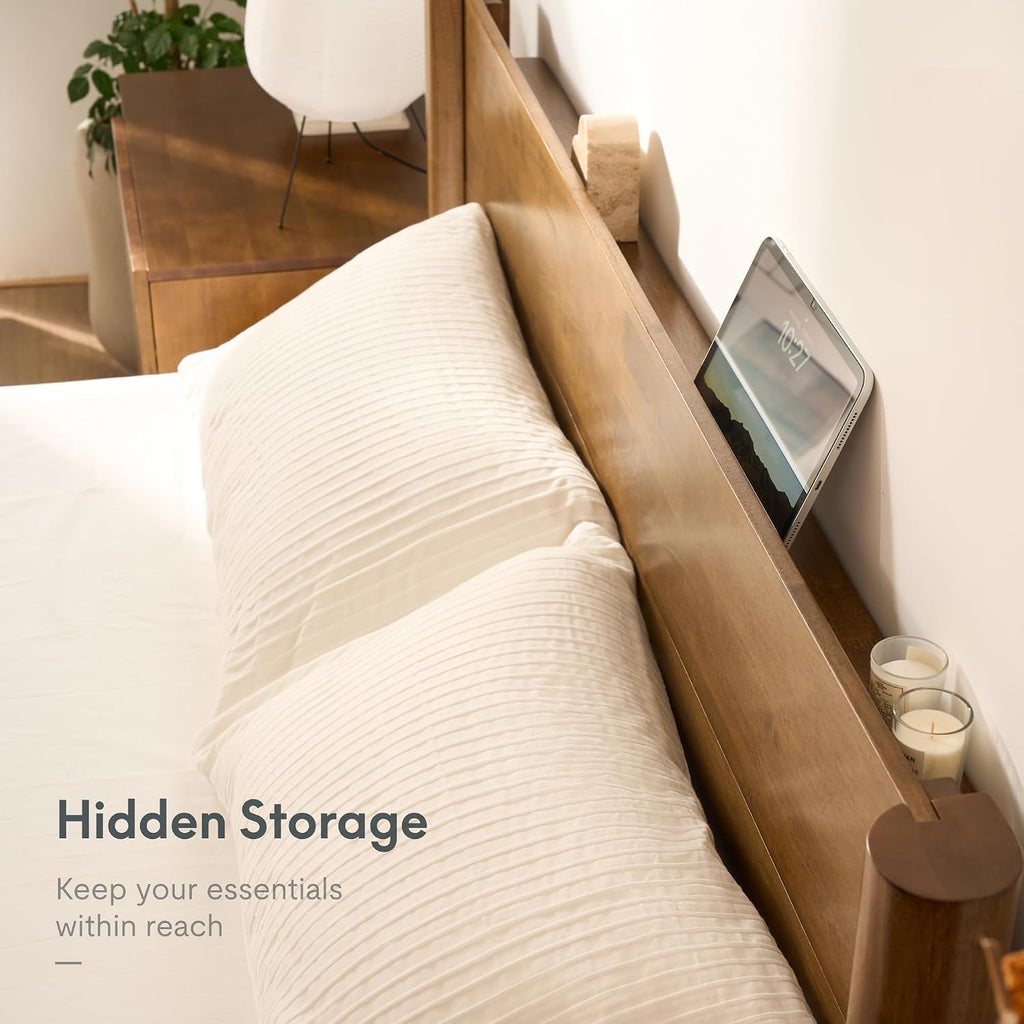 Japanese Joinery Bed Frame, No-Tool Assembly