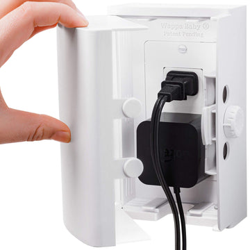 Outlet Cover BOX Baby Proofing (2 Pack) Patented Dual-Lock for Much Better Toddler Proofing, Easier Operation, Simple