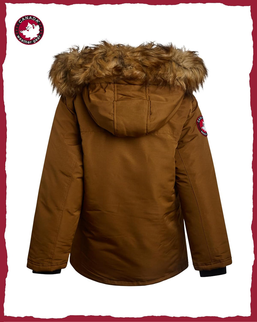 Boy Winter Coat - Heavyweight Water and Wind Resistant Boys Winter Parka Jacket Ski Insulated Outerwear