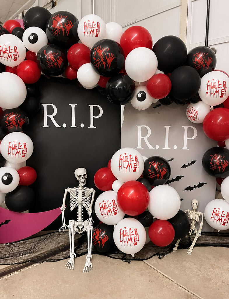 Scary Bloody Halloween Balloon Garland Arch Kit, Halloween Decor